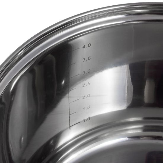 Набор кастрюль 6 предметов Kamille KM-5630S (4,5 л; 5,8 л; 7,8 л) из нержавеющей стали