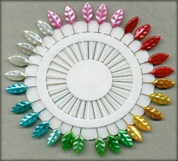 Булавки в круге большие "Ромашка" 40шт