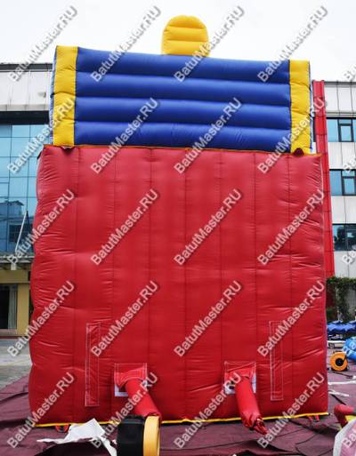 Детский надувной батут-горка "Зайка" 9*4*5.5 м