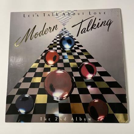 Винтажная виниловая пластинка LP Modern Talking, Let's Talk About Love (The 2nd Album) (Германия 1985)