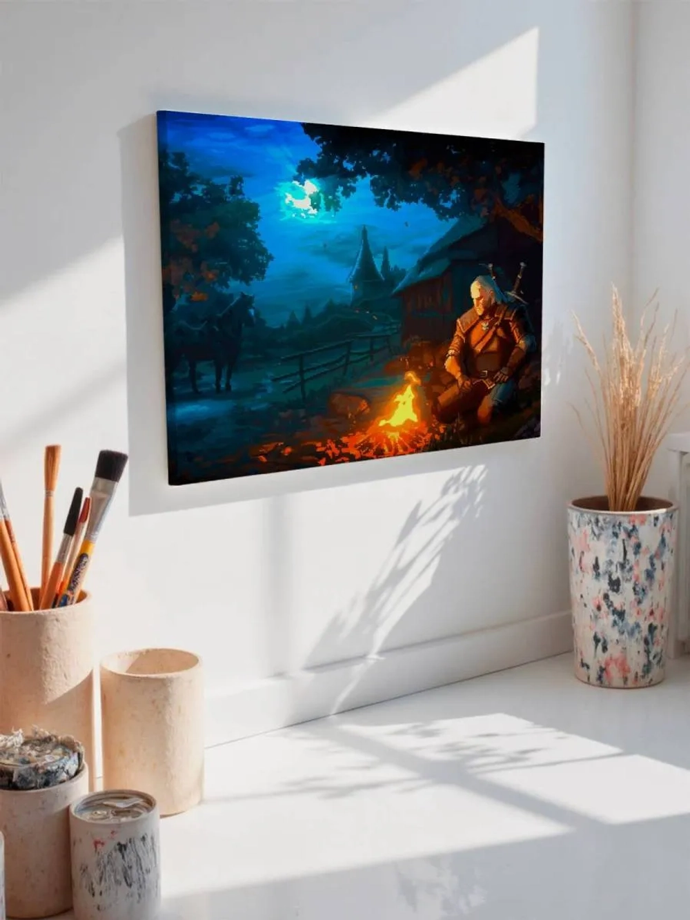 Картина на стену 40 X 50 Ведьмак