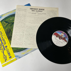 Винтажная виниловая пластинка LP Mike Oldfield Hergest Ridge (Japan 1974) (Obi)