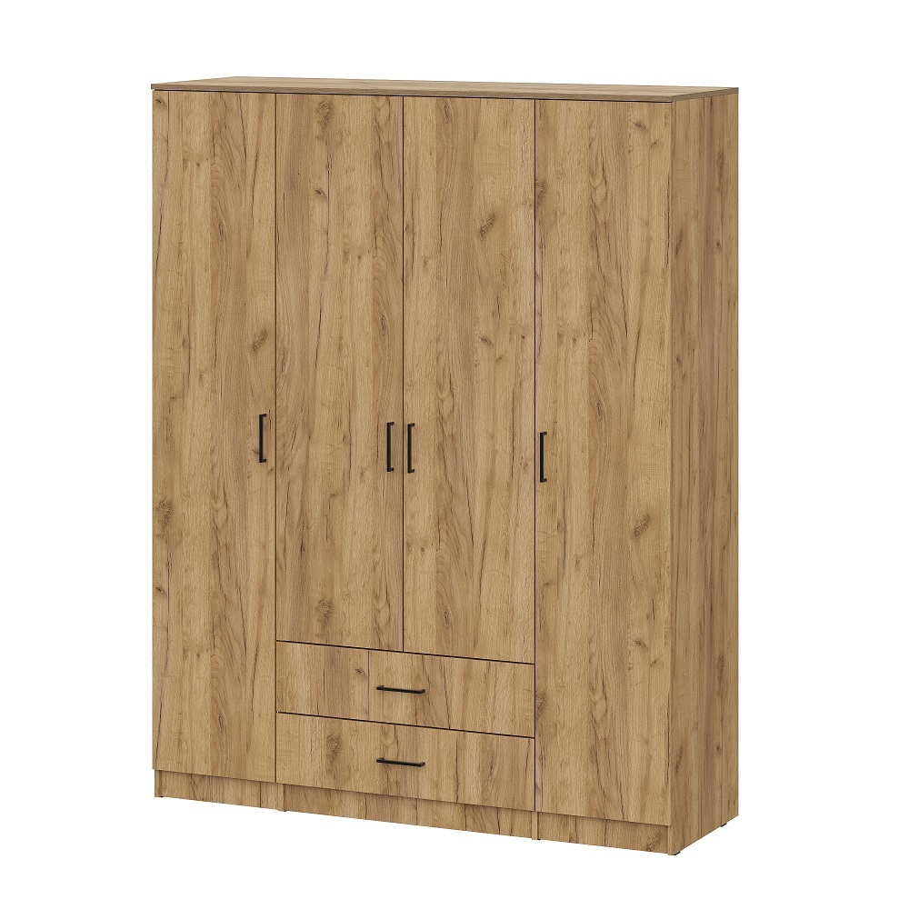 Шкаф распашной для одежды ШК 1 (Серия 2), Дуб золотой