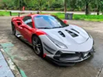 Карбоновый обвес для Ferrari 488 2015-2020 переделка в 488 Challenge Evo Феррари