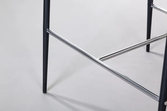 Полубарный стул Barkley серый микровелюр