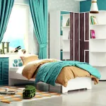 Уголок школьника Омега 16 кровать одинарная 800*1900