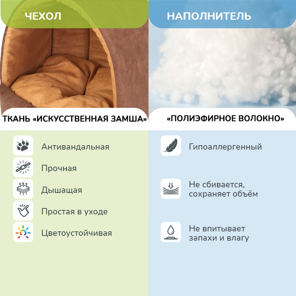 Дом ZOOEXPRESS "Classic" эстрада, коричневый