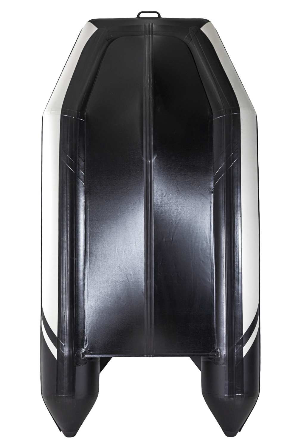 Броня-280 СК слань+киль белый-черный (лодка ПВХ под мотор с усилением)