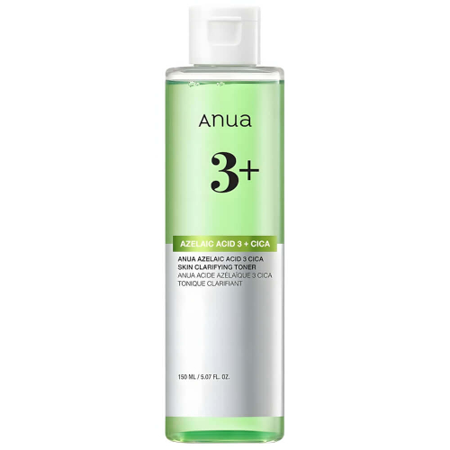 Тоник с 3% азелаиновой кислоты и центеллой Anua Azelaic Acid 3 Cica Skin Clarifying Toner