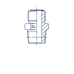 Штуцер ORFS 1.3/16" NPT 3/4"
