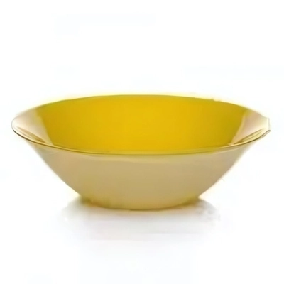 Салатник стеклянный 23см «Бали» желтый 10415SLBD57