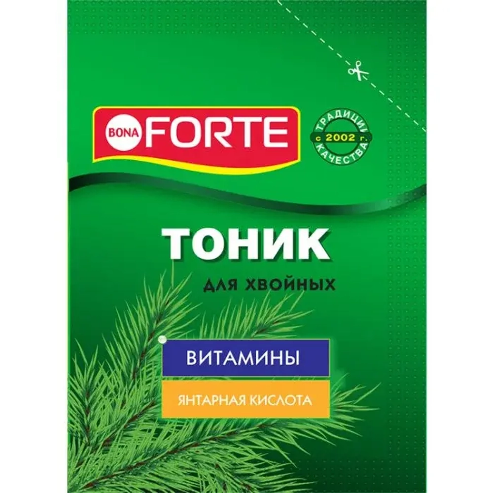 Bona Forte средство тоник сухой для хвойных растений