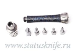 Широгоров Tool CD Blue отвертка и 5 бит Custom Divisionфотография - 2