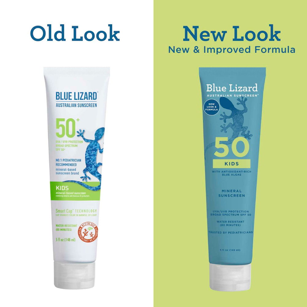 Blue Lizard Australian Sunscreen, детское минеральное солнцезащитное средство, SPF 50, 148 мл (5 жидк. унций)
