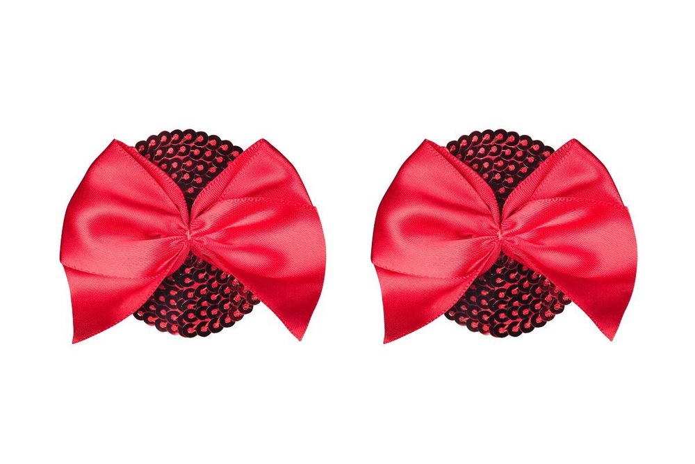 Пикантные пэстисы Giftella с бантиками (Цвет: красный)