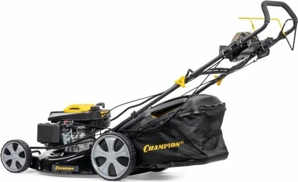 Газонокосилка бензиновая CHAMPION LM5346 E самоходная LM5346E