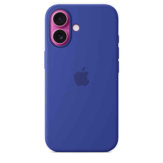 Чехол Apple iPhone 16 Silicone Case with MagSafe Ultramarine MYY63