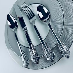 Lenardi 197-039 Набор столовых приборов 24пр. в под.уп.(х8)Металл