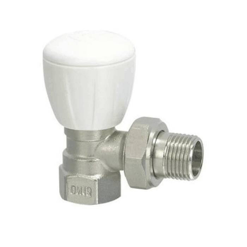 Клапан ручной регулировки R5TG Ду 15 Ру16 ВР угловой штуцер с герметичной прокладкой Giacomini R5X033