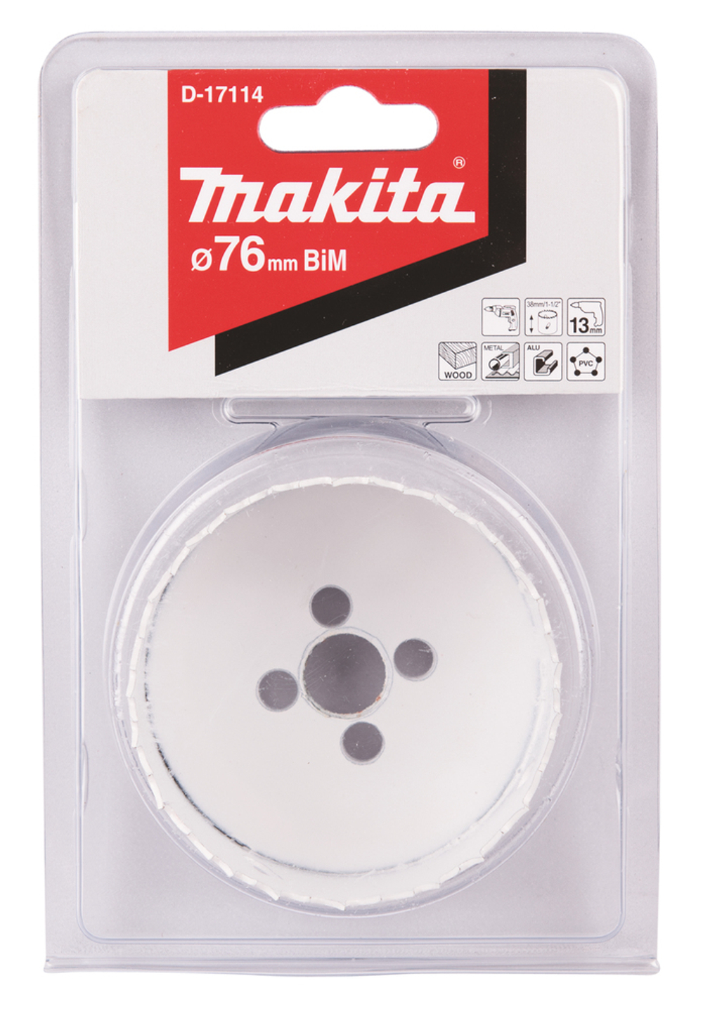 Коронка BI-M 76мм Makita D-17114 BiM O 76 мм