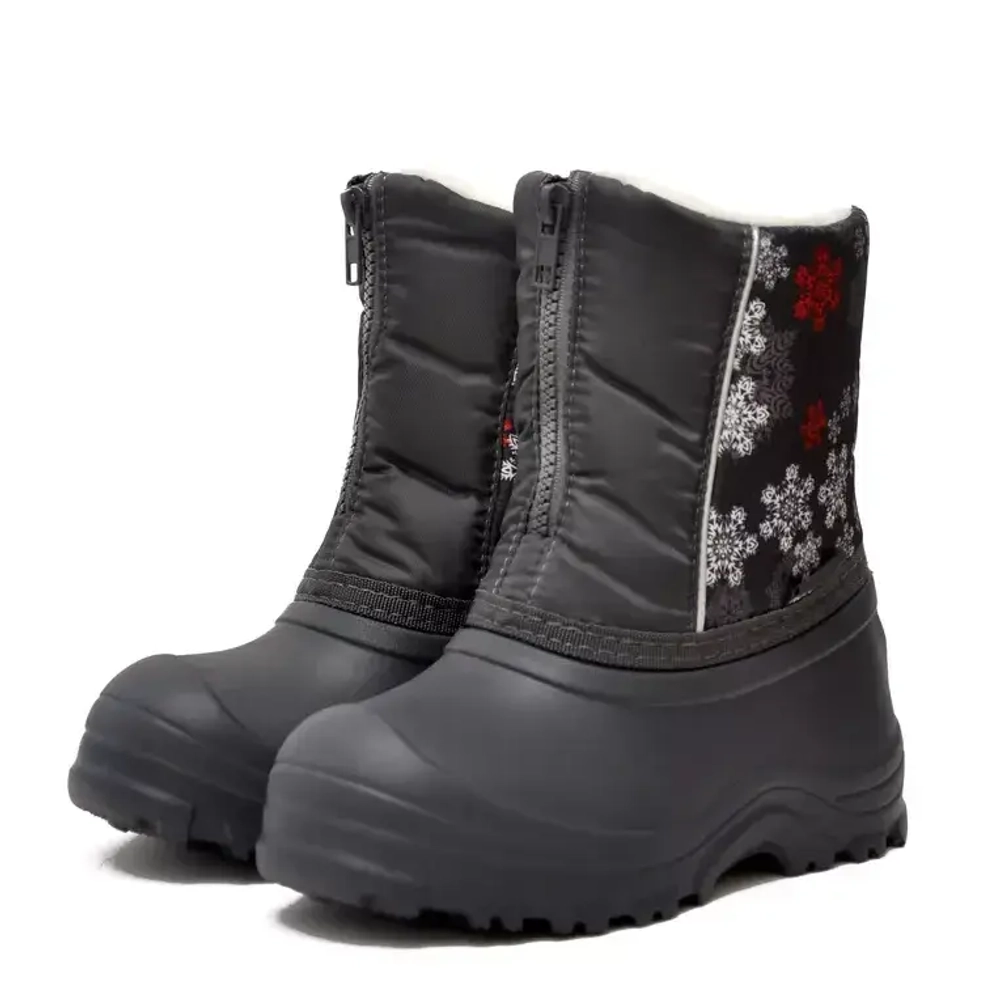 Сапоги малодетские Nordman Joy комбинированные на молнии, Серый