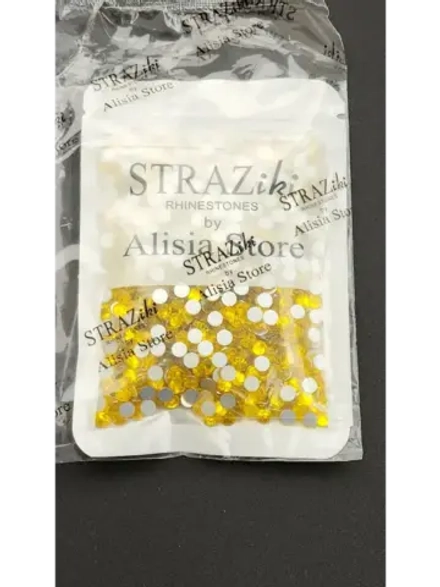 Стразы холодной фиксации стекло ss20 Citrine