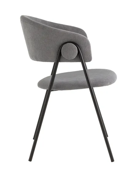 Стул Loop серый вельвет