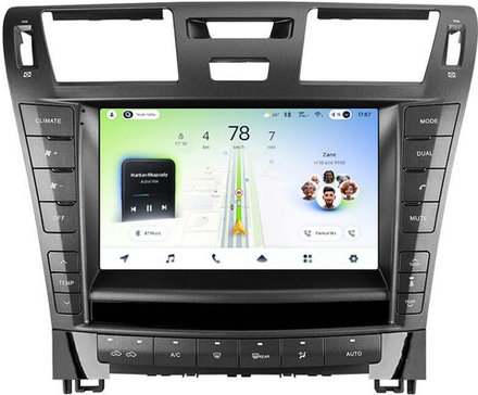 Магнитола для Lexus LS460 LS600H XF40 2006-2009 (тип A) - Teyes CC4L монитор 9" IPS на Android 14, Snapdragon 662, CarPlay, 4G SIM-слот