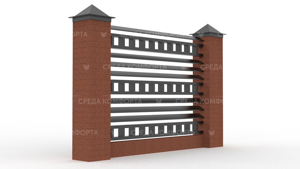 Забор жалюзи ZBR0134