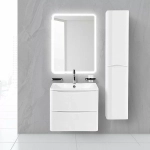 Тумба с раковиной BelBagno ACQUA 2C SO 70 Bianco Lucido