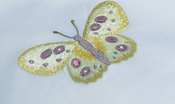 Наволочка 50х75 Christian Fischbacher Luxury Nights Butterfly 700 Швейцария вышивка