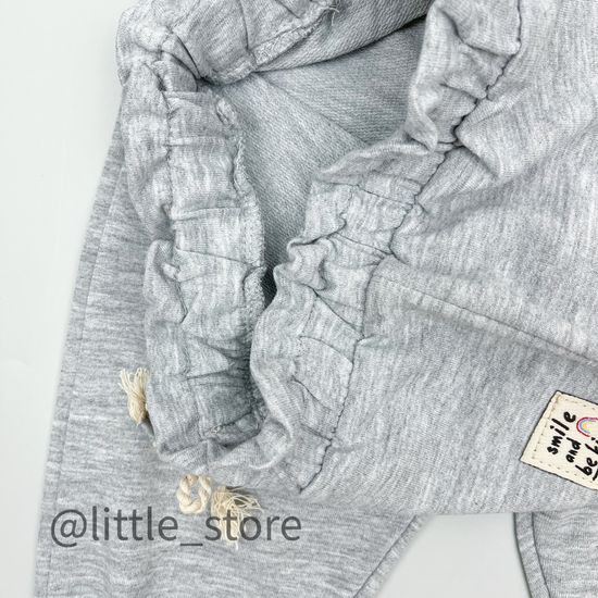 Штанишки из футера(тонкого), Серые