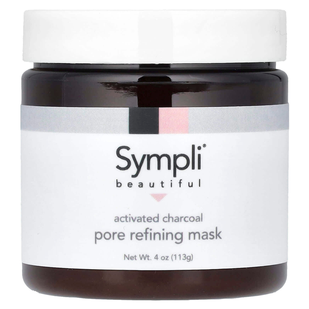 Sympli Beautiful, маска с активированным углем для очищения пор, 113 г (4 унции)