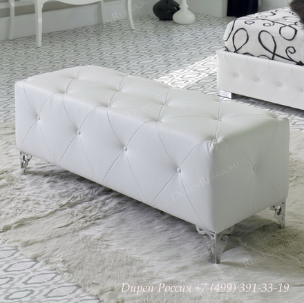 Банкетка DUPEN (Дюпен)  В-24 белая