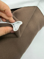 Пике на меху Шоколад