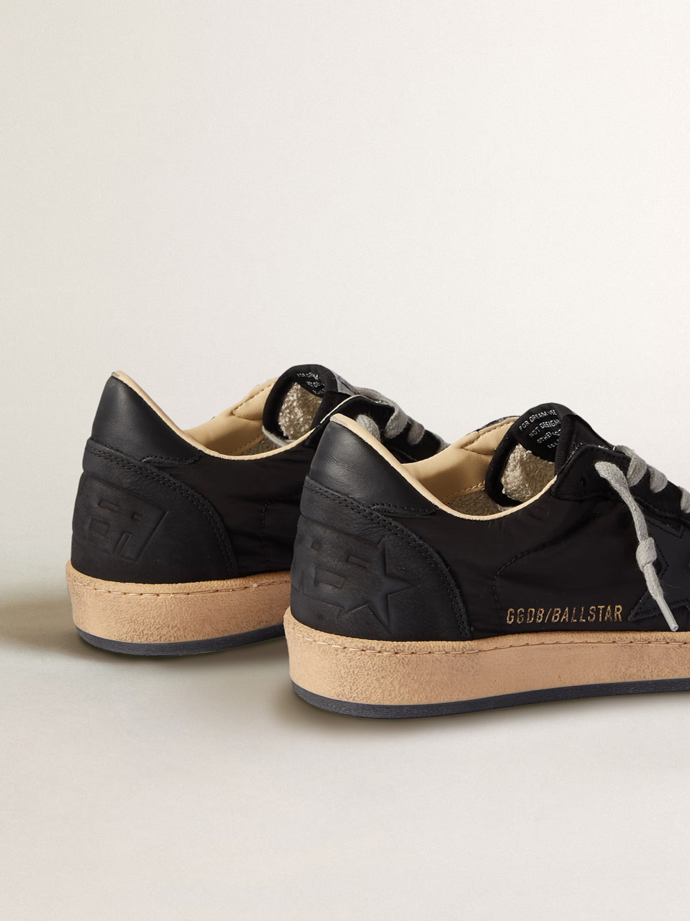 Men's Ball Star in nylon and nubuck leather with black leather star