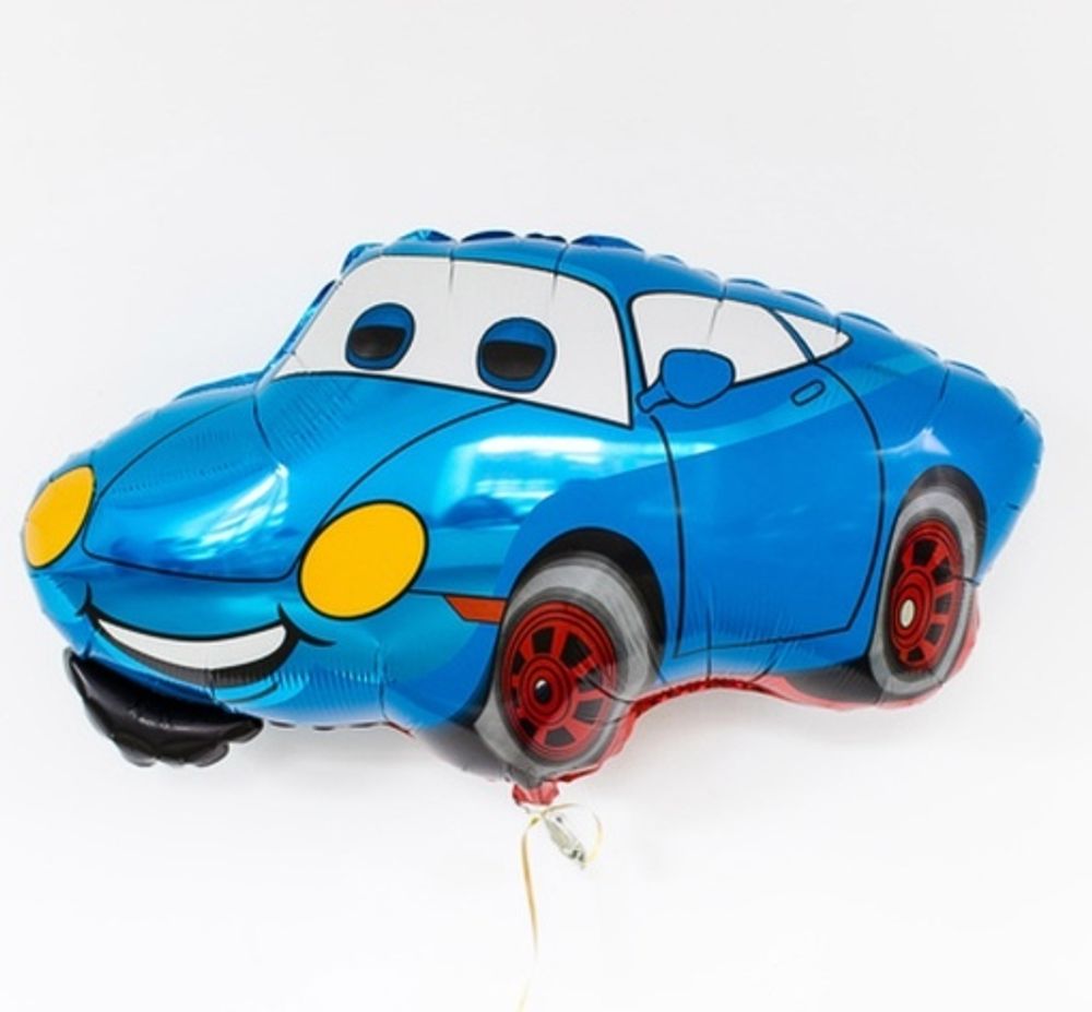 Шар фигура Тачка голубая (FM), 32"/81 см 