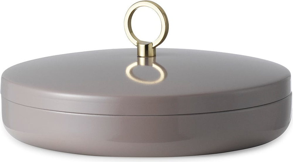 Банка для хранения Normann Copenhagen Ring Box, нержавеющая сталь, коричневая