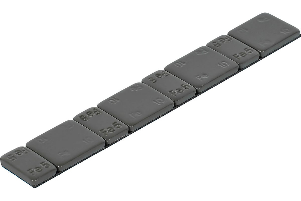 Груз балансировочный самоклеящийся стальной 4*5гр/4*10гр, 50 шт., темно-серый (графит) ATRK206 AIRLINE