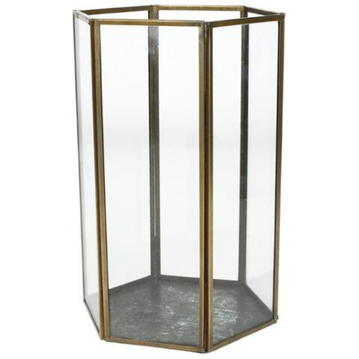 Подсвечник "Бронза" 20х13х13см