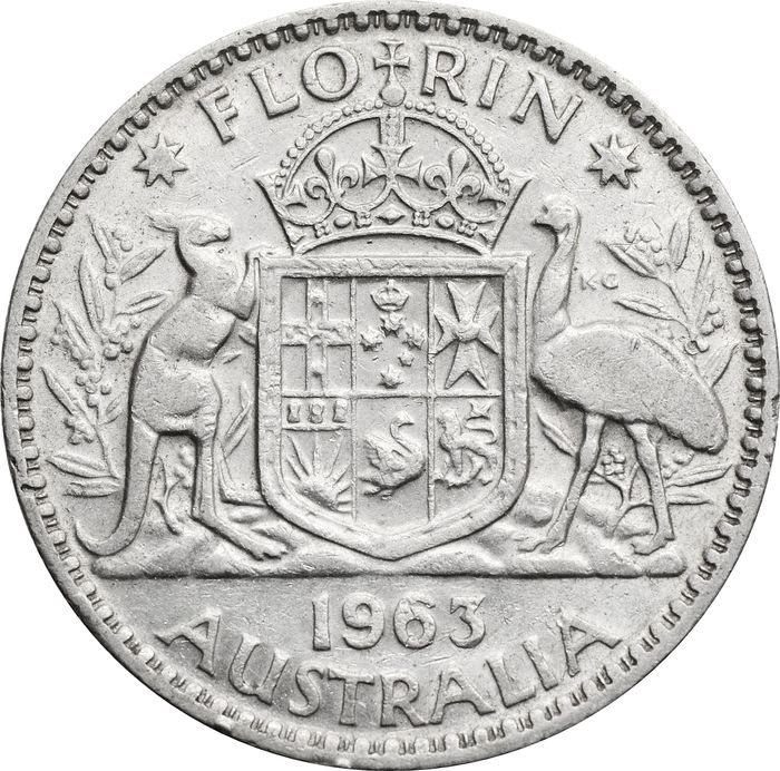 1 флорин 1963 Австралия