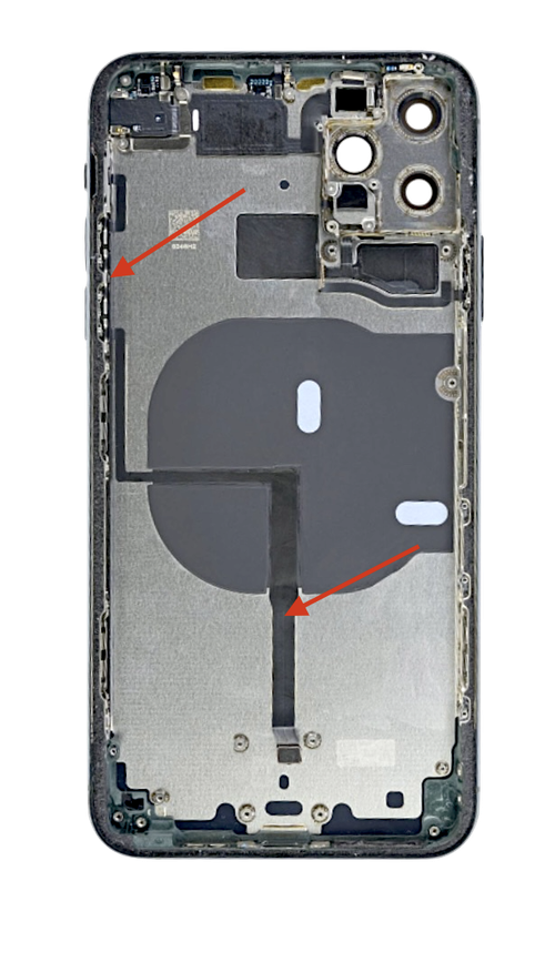 Замена верхнего шлейфа (боковые кнопки) на iPhone 11 Pro