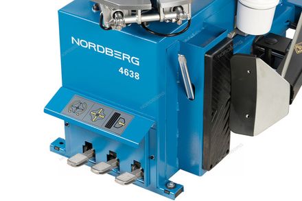 Цена на NORDBERG (4638B 220) Станок шиномонтажный полуавтомат, односкоростной, 220 В, синий