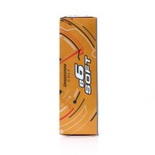 Мяч для гольфа Bridgestone 25 e6 Soft White, BGB5AWX, 3 шт/уп, белый