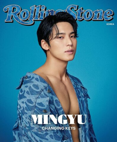 публикация ROLLING STONE KOREA - 13th ISSUE SEVENTEEN MINGYU, KISS OF LIFE