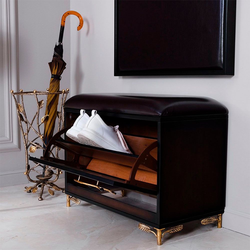 Банкетка Oliva Branch (Олива Бранч) Каштан Амбер