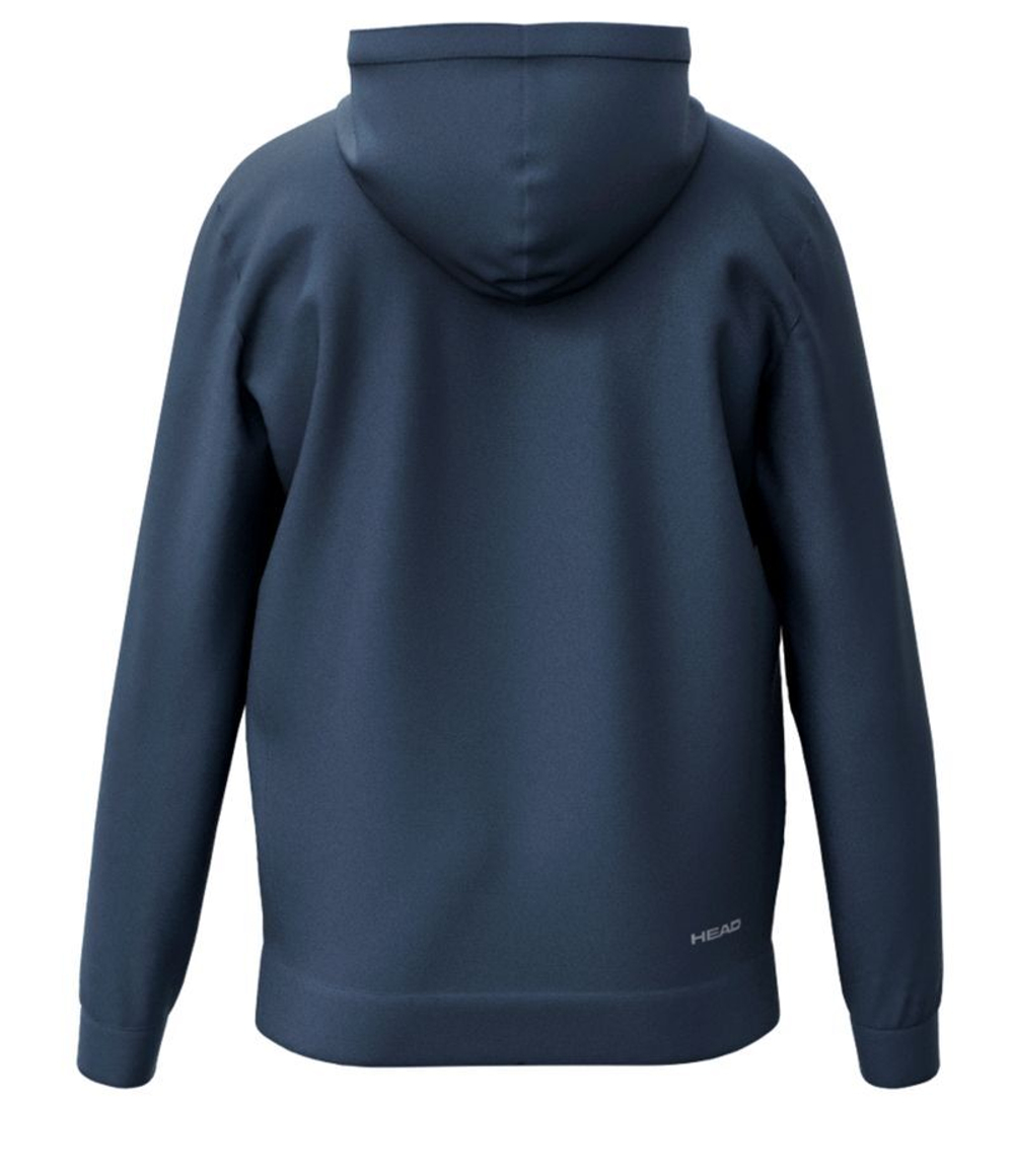 Мужская теннисная кофта Head Club Original Hoodie FZ - небесный