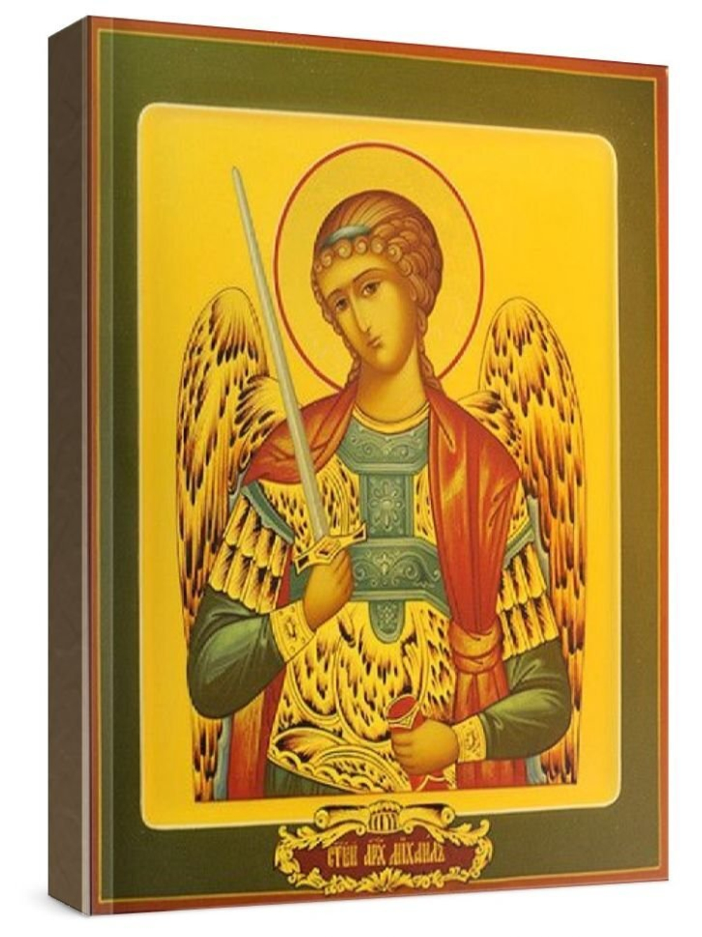 Михаил Архангел (рукописная икона)