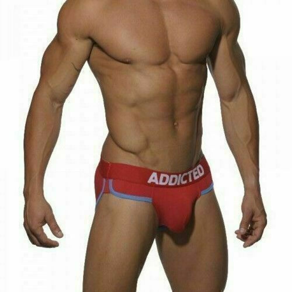 Мужские трусы брифы красные Addicted Curves Low Rise Brief Red