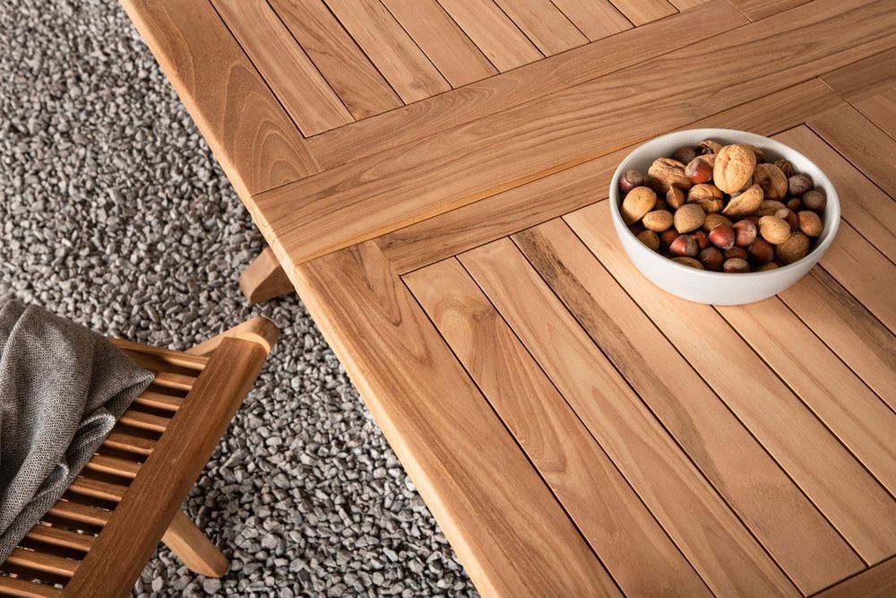 Neapel 190-270, стол обеденный натуральный, тик